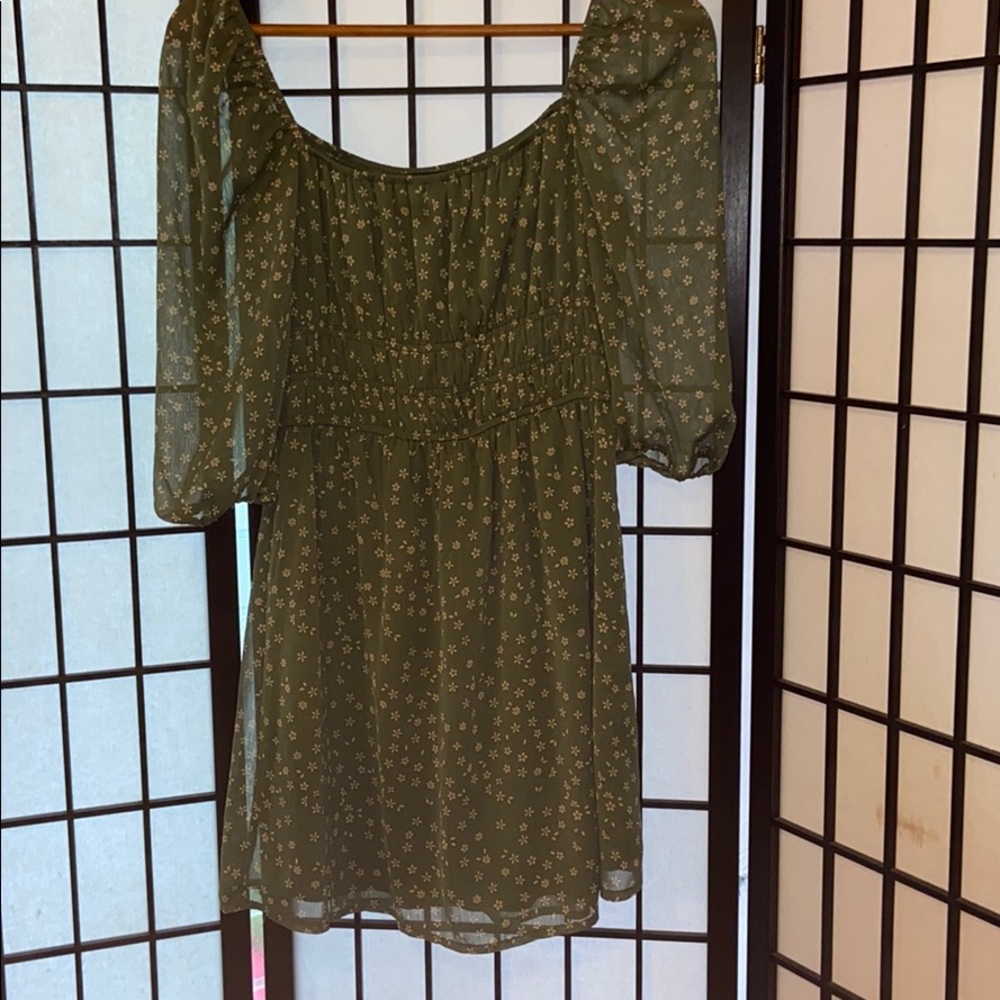Cute green dress